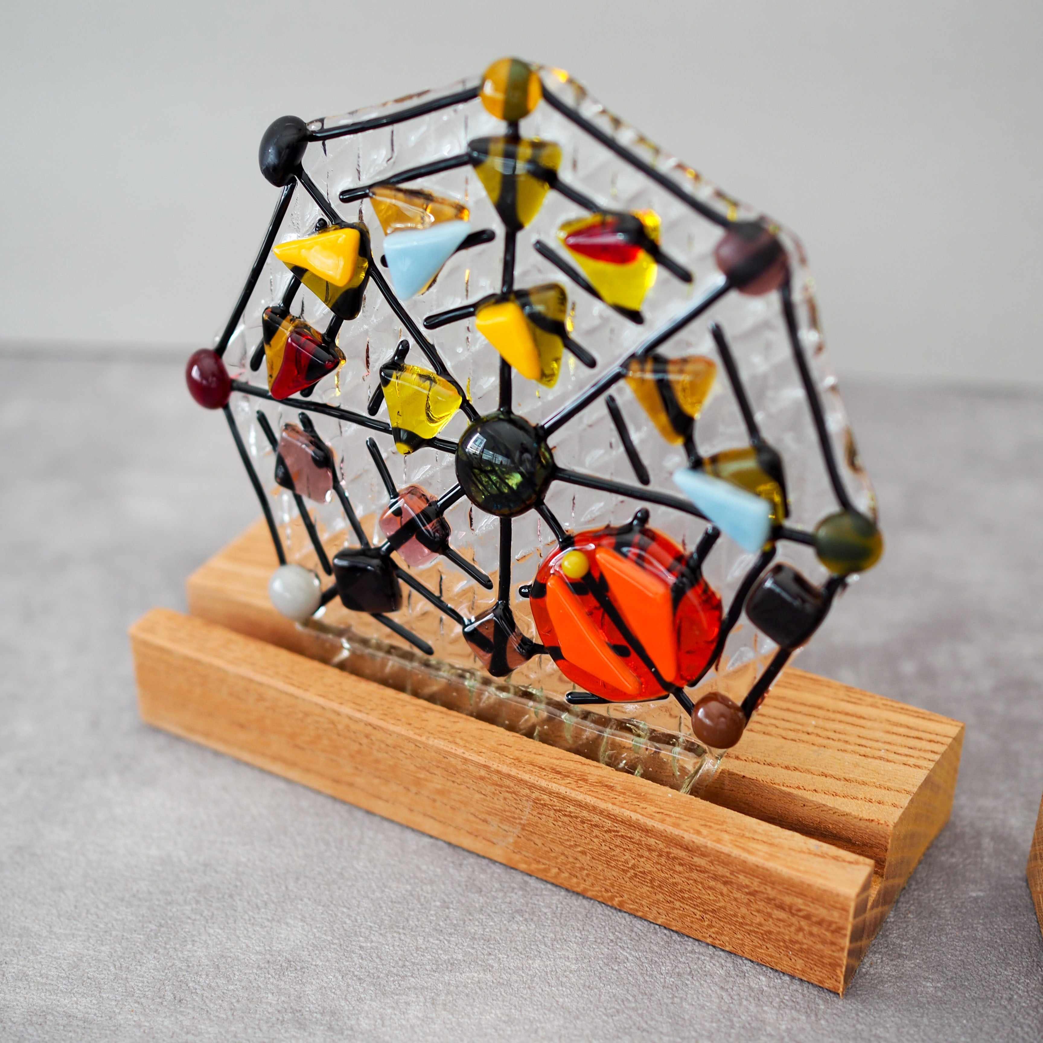 ガラスのハロウィンオブジェ作り