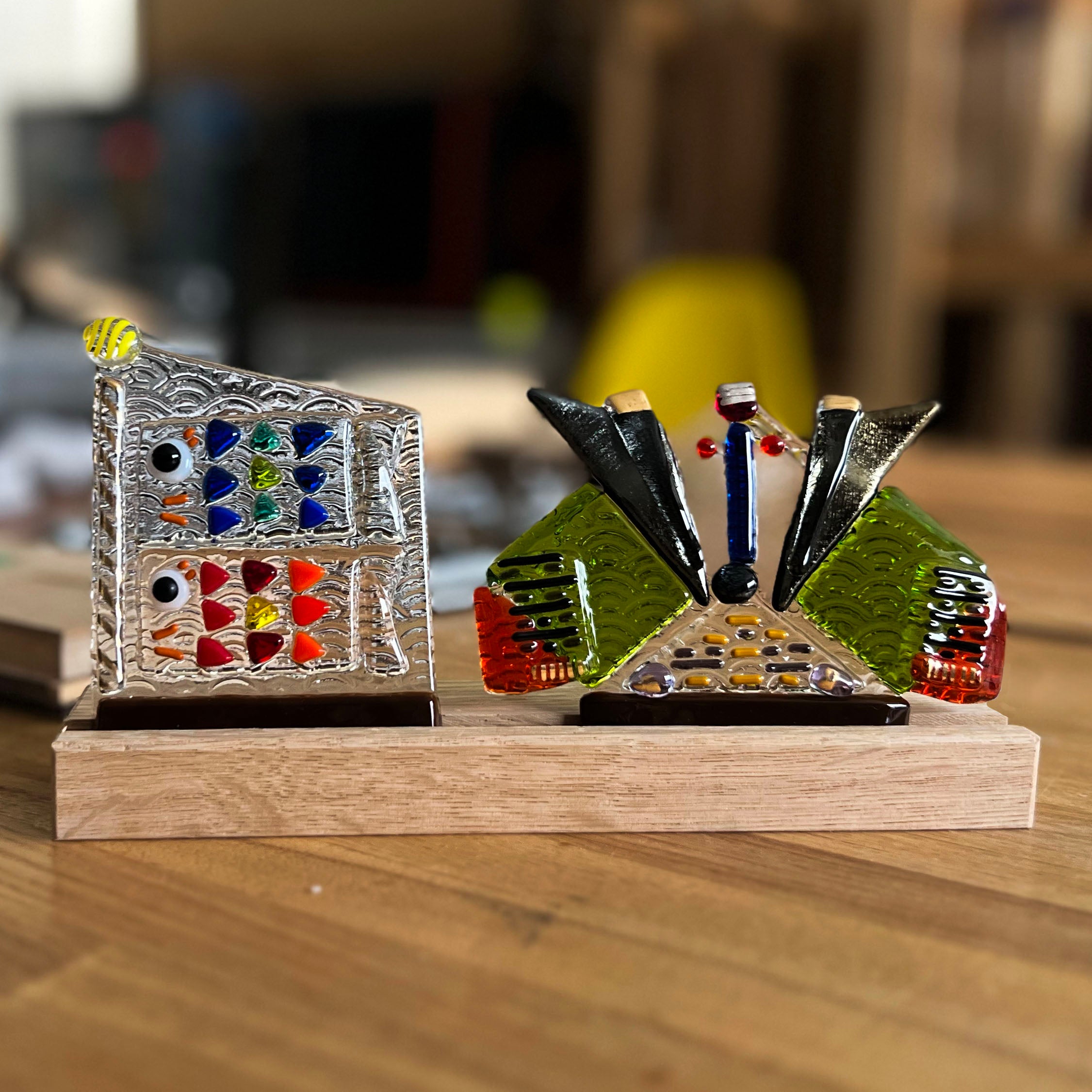 ガラスのお雛様/兜・鯉のぼり作り