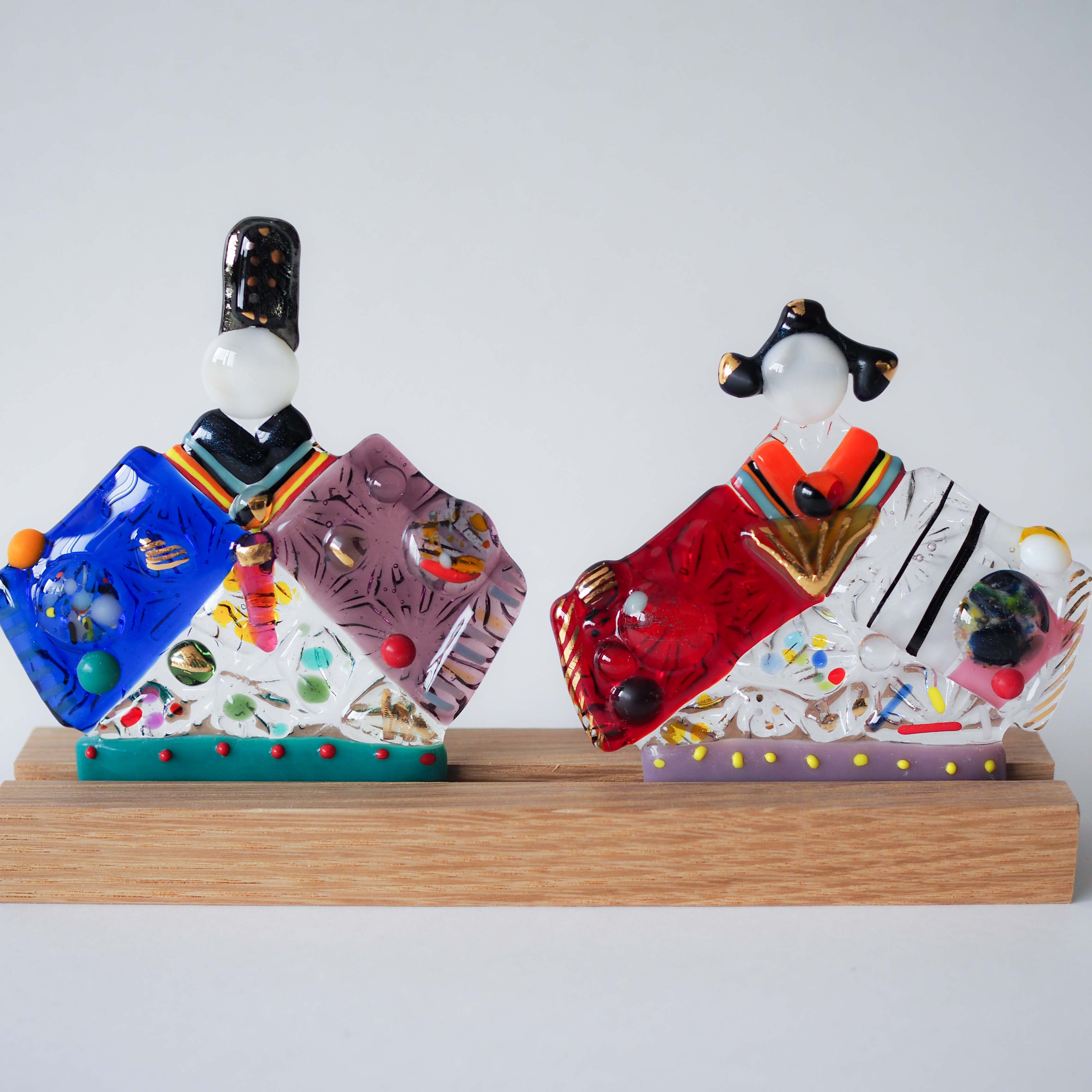 ガラスのお雛様/兜・鯉のぼり作り