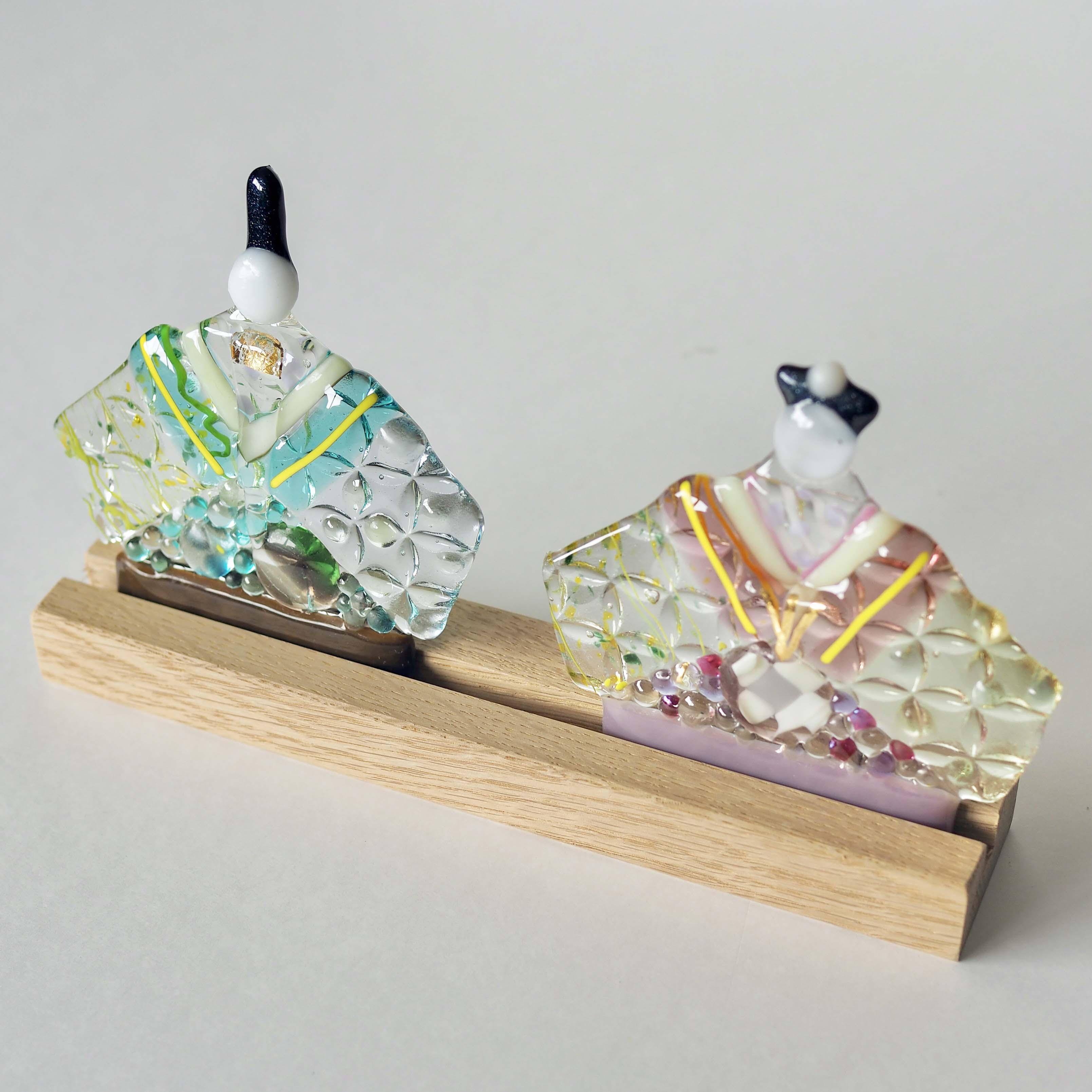 ガラスのお雛様/兜・鯉のぼり作り