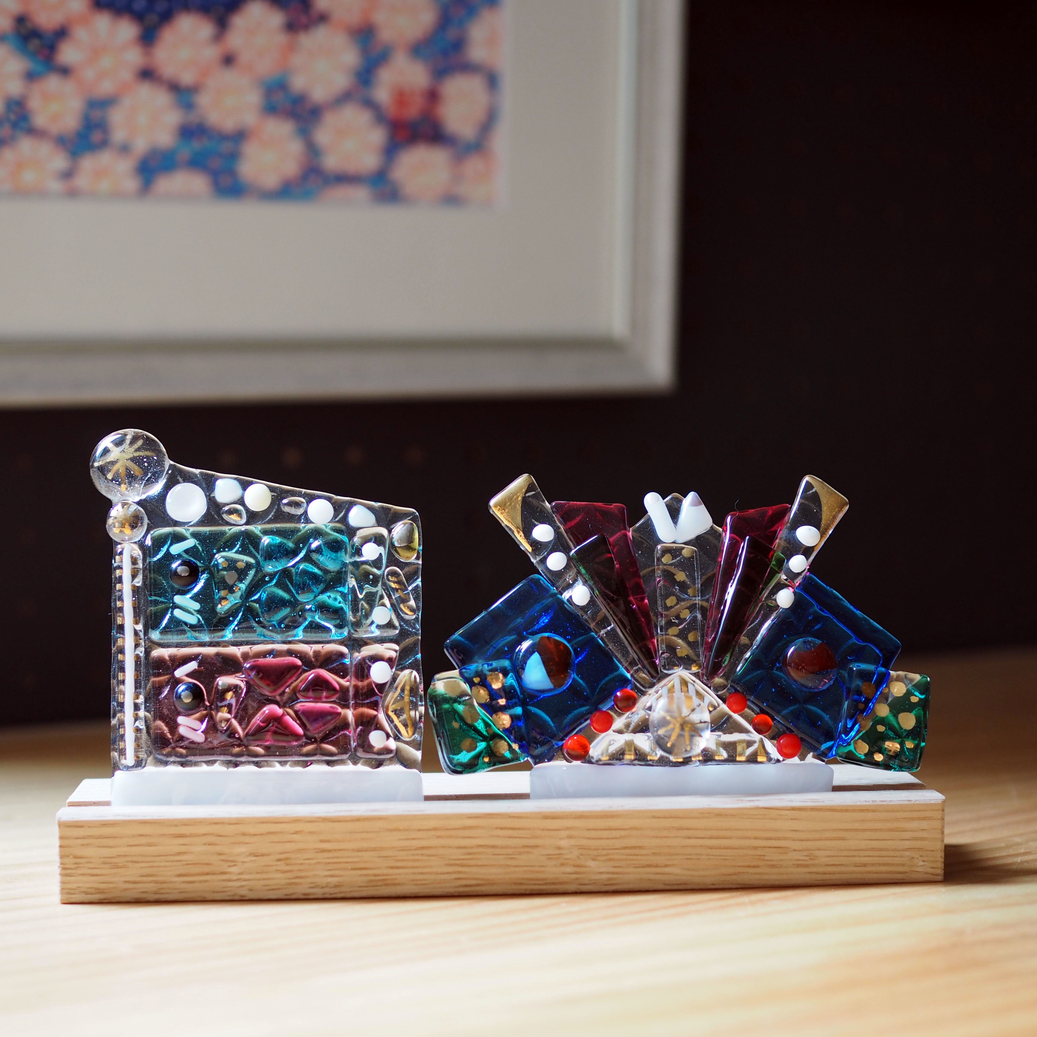 ガラスのお雛様/兜・鯉のぼり作り