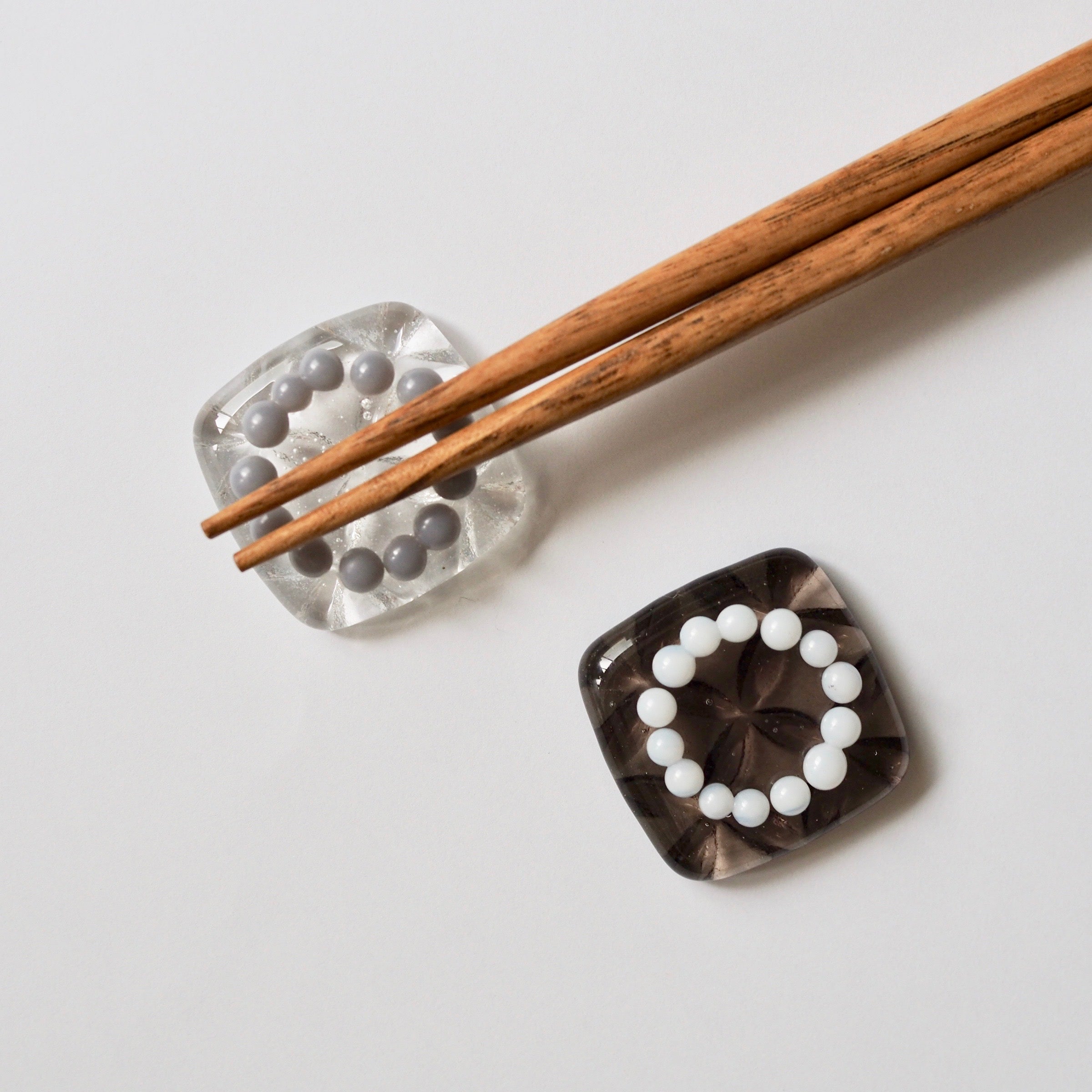 【ガラスのワークショップ同伴者様向け】ガラスの箸置き作り