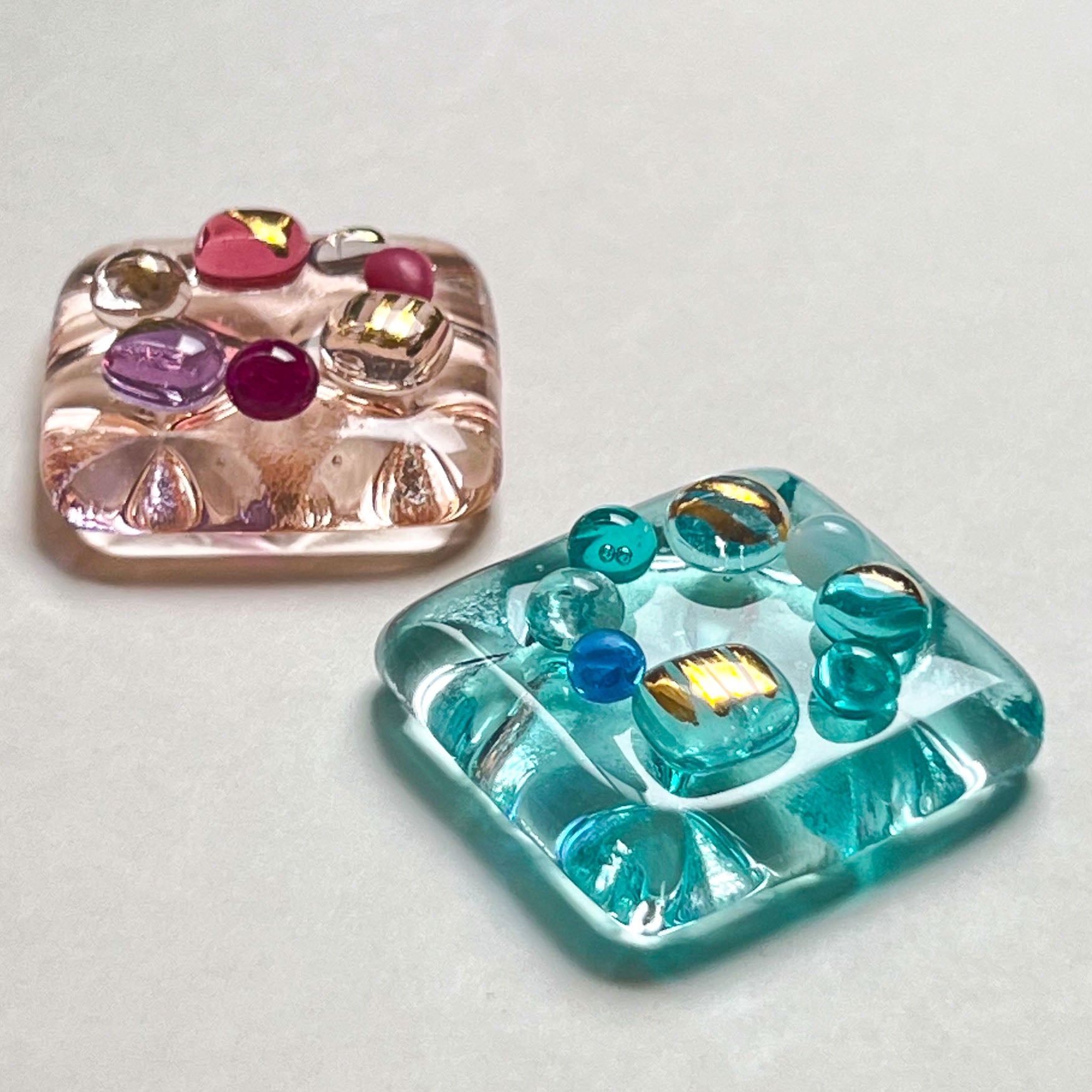 【ガラスのワークショップ同伴者様向け】ガラスの箸置き作り