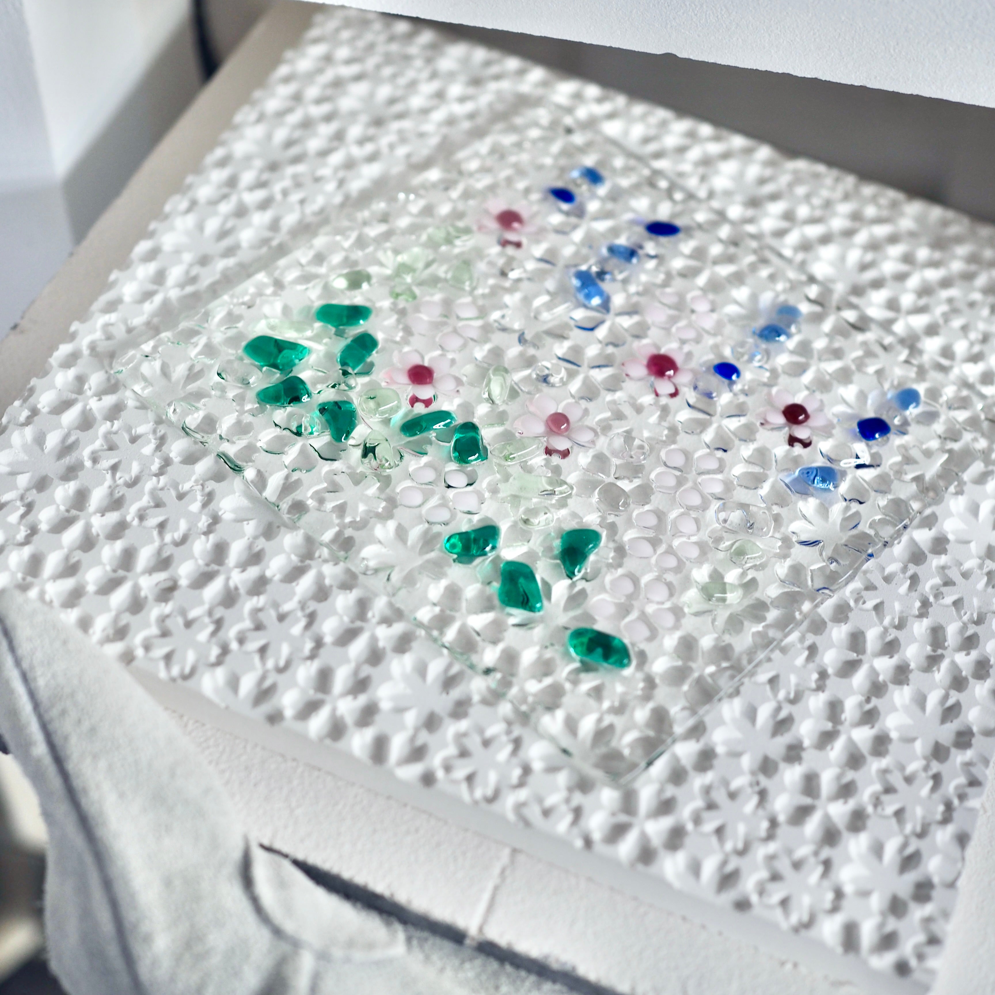 桜模様のガラス物作り体験[TCS日本橋]