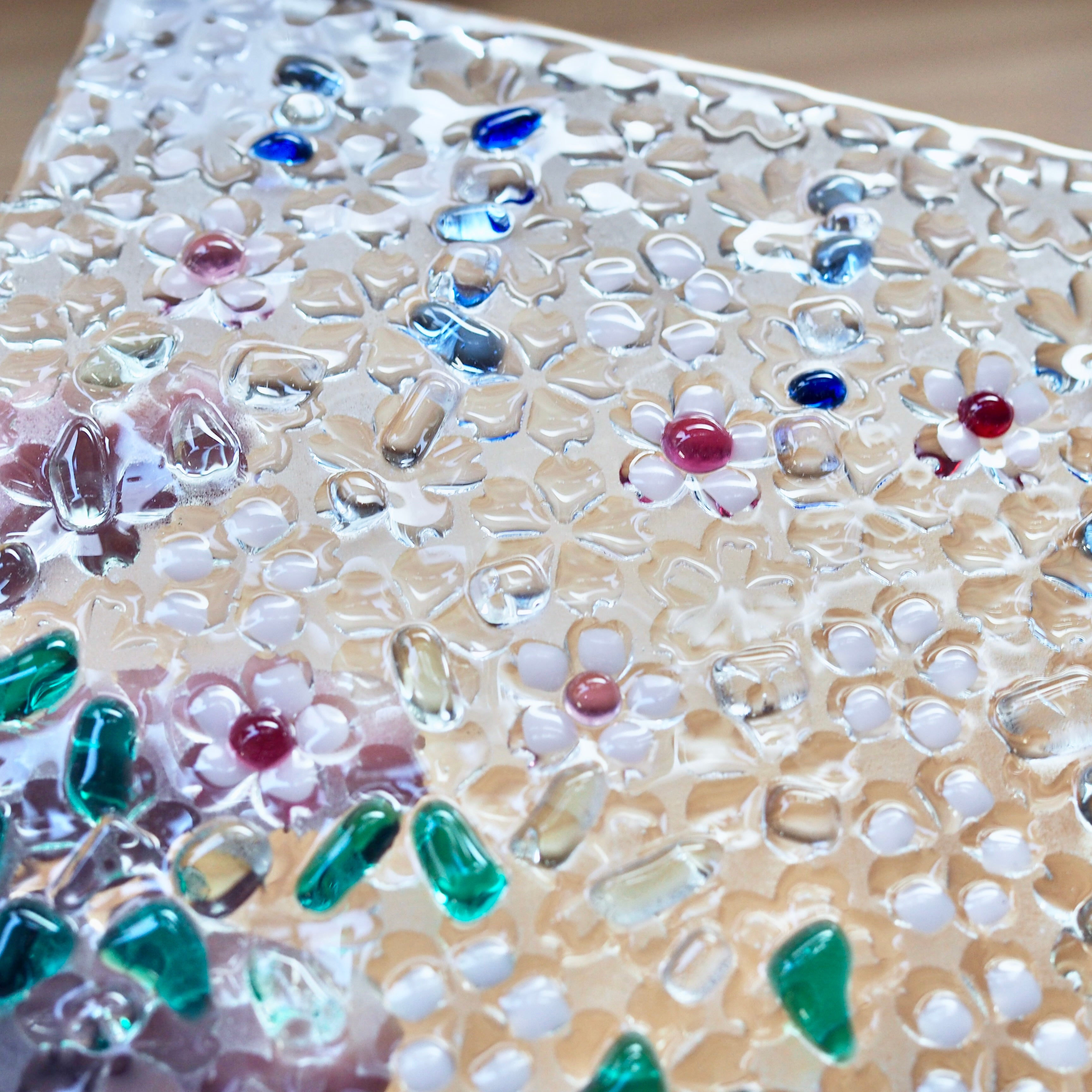 桜模様のガラス物作り体験[TCS日本橋]