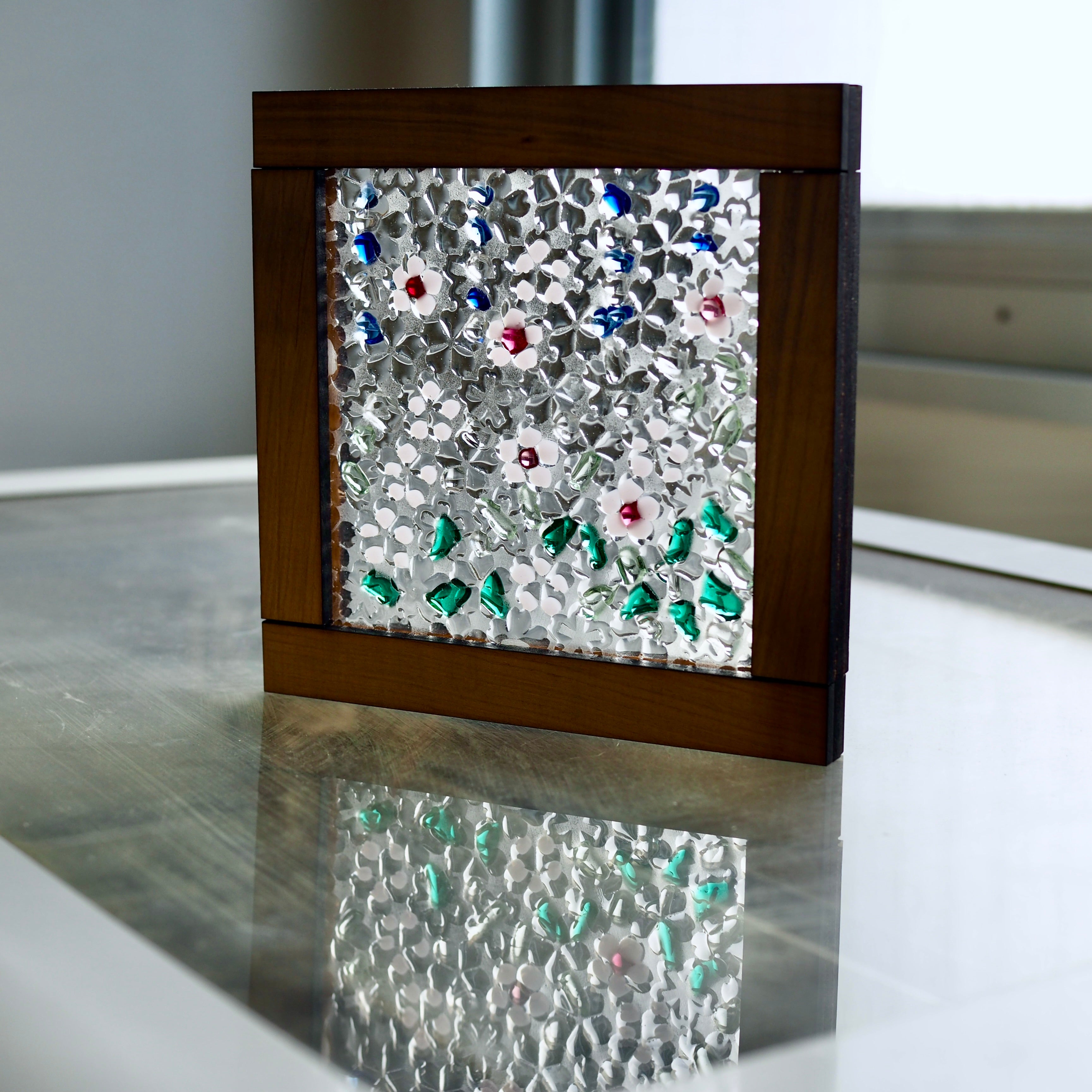 桜模様のガラス物作り体験[TCS日本橋]