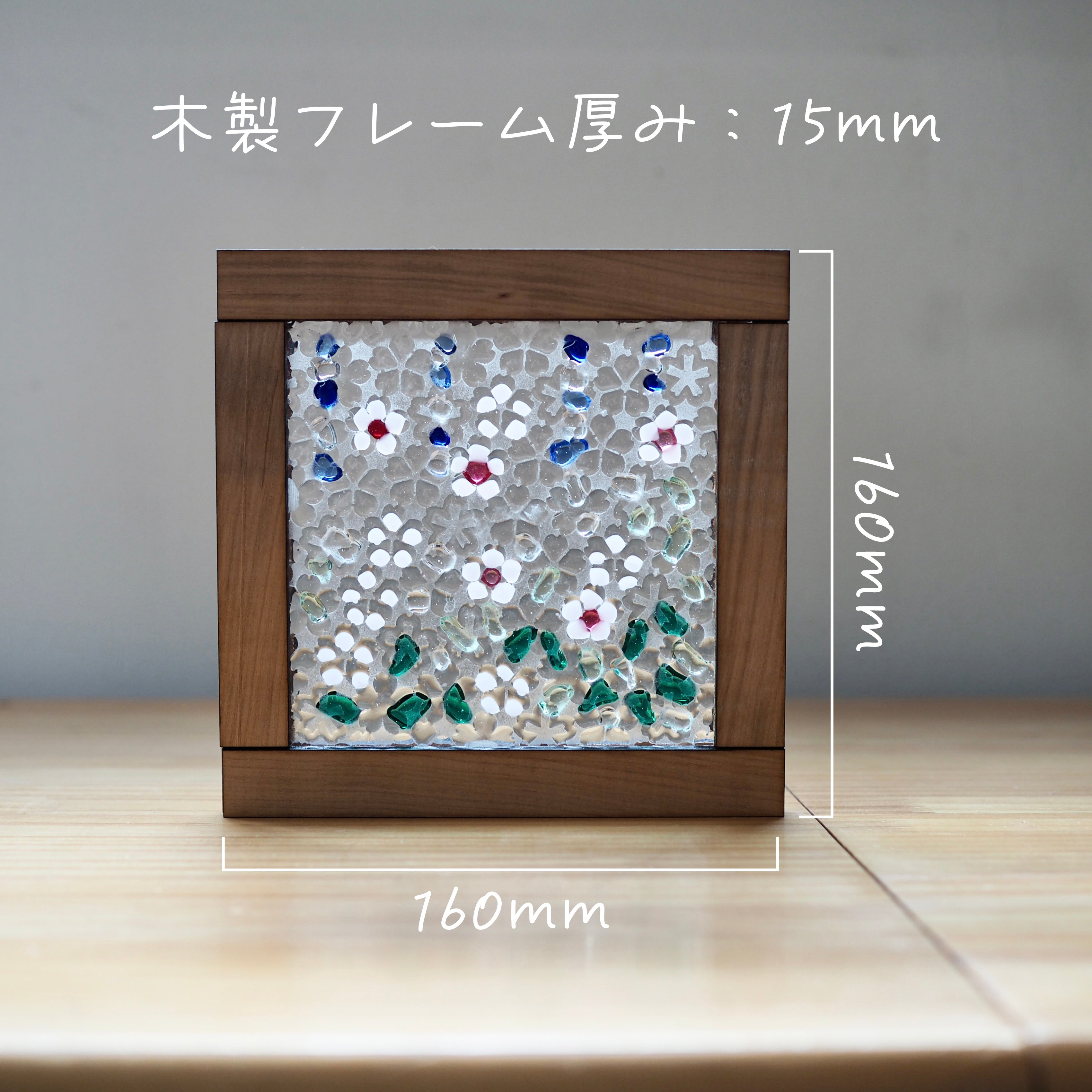 桜模様のガラス物作り体験[TCS日本橋]