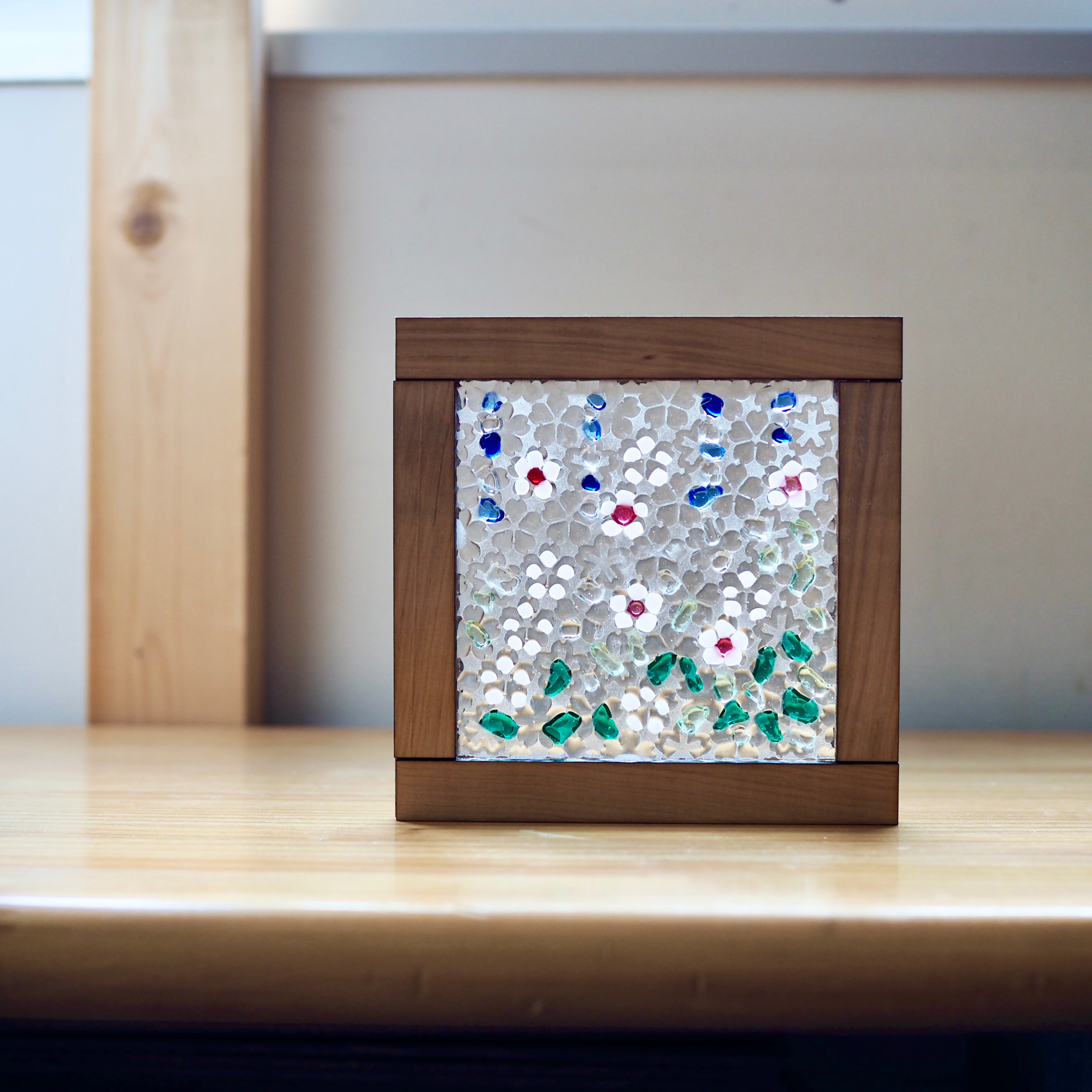 桜模様のガラス物作り体験[TCS日本橋]