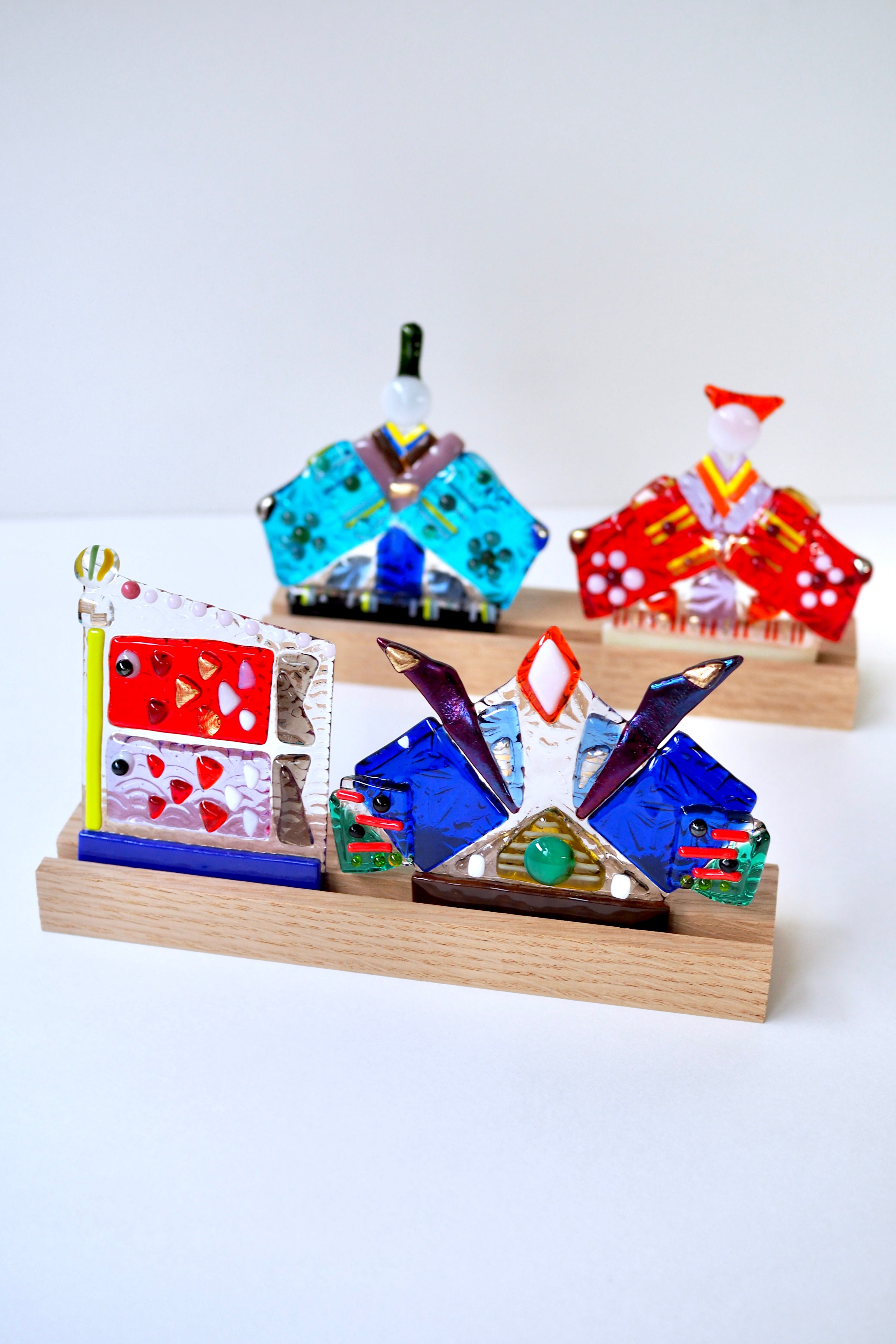 ガラスのお雛様／兜・鯉のぼり作り