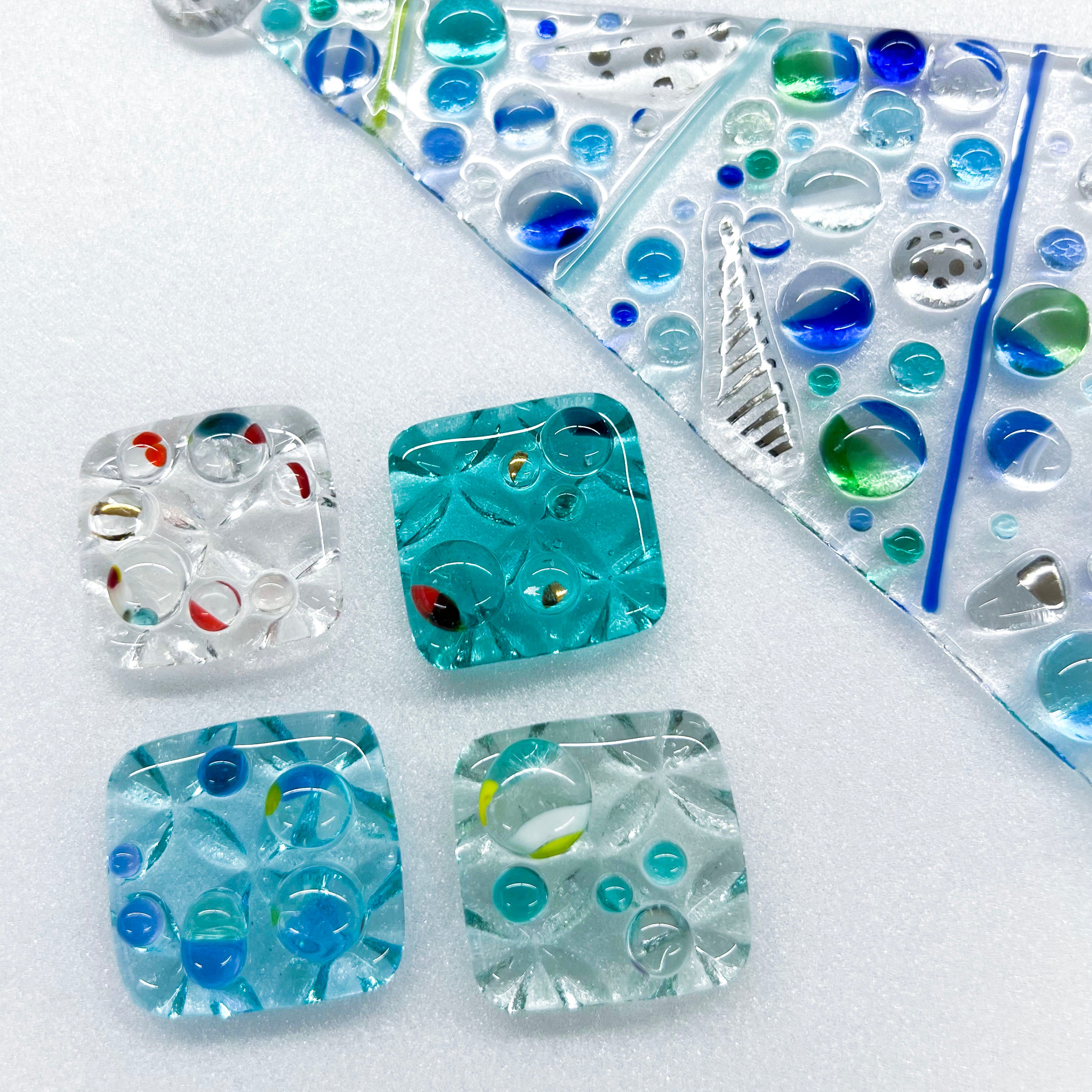 【ガラスのワークショップ同伴者様向け】ガラスの箸置き作り